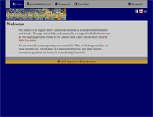 Tablet Screenshot of catholicsinentertainment.com